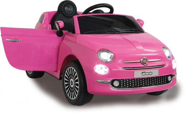 Coche Electrico Infantil Fiat 500 Fucsia 12v